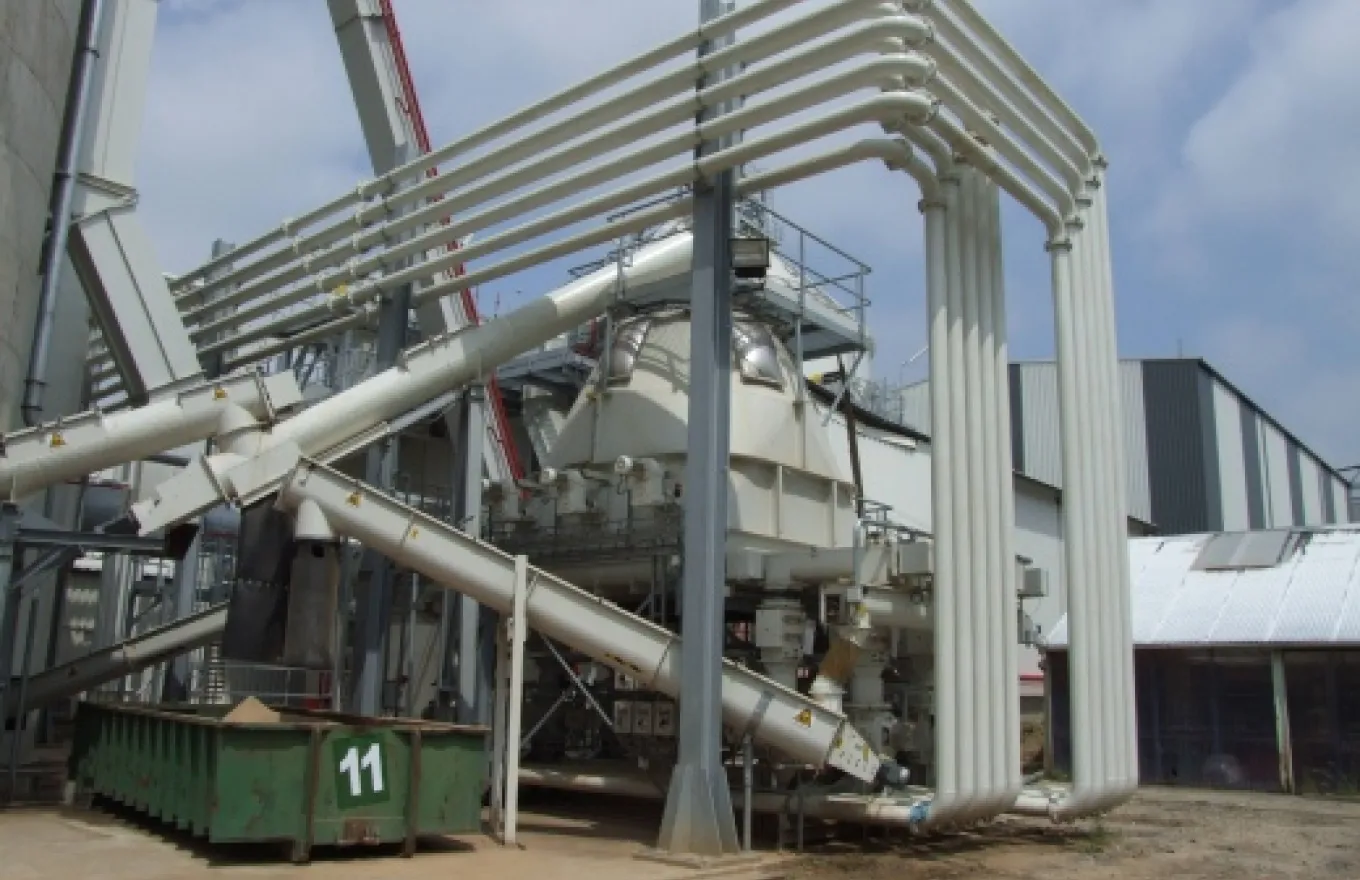 Pneumatisch transport voeding