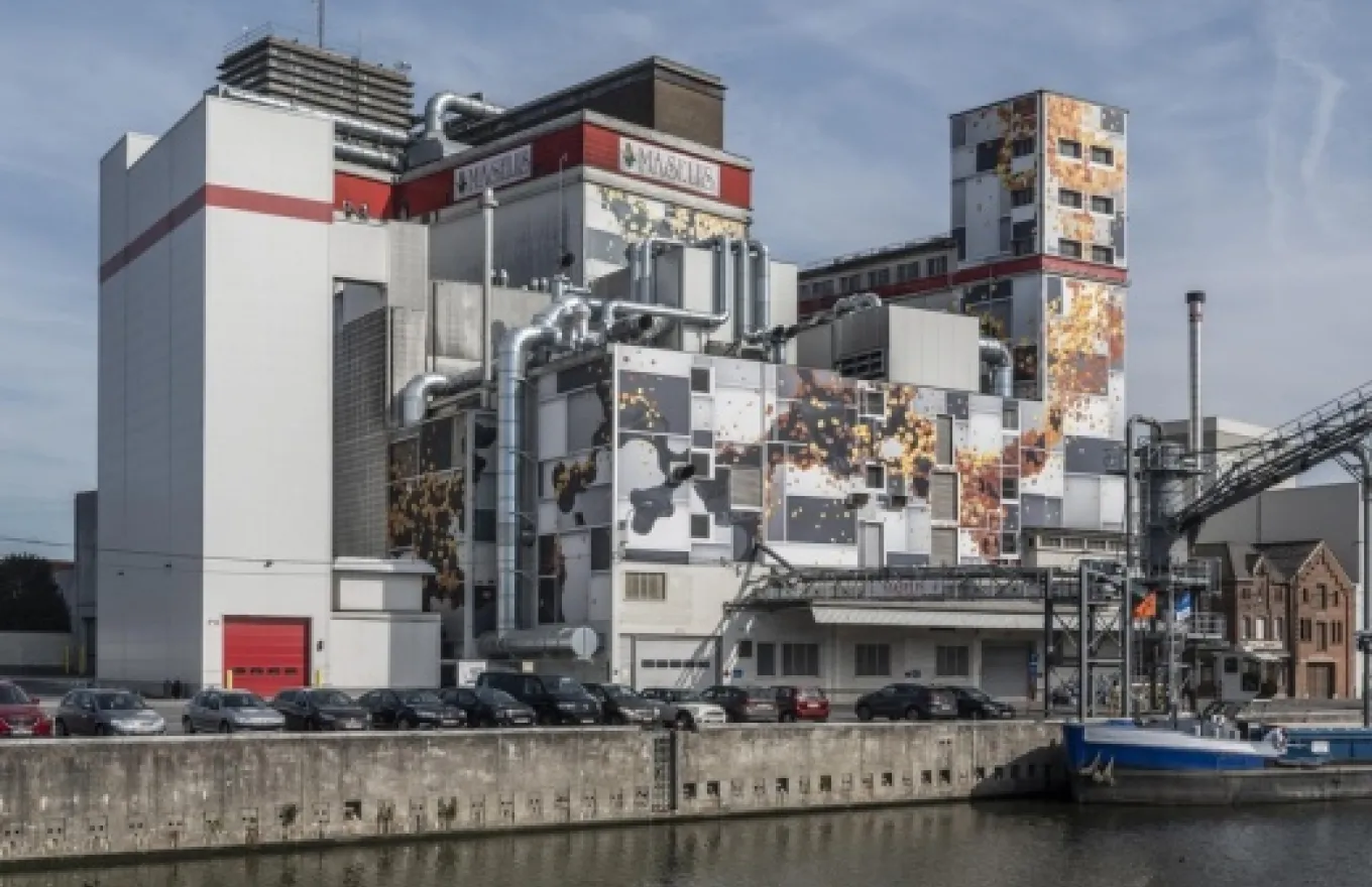 Luchtrecuperatie industriële installatie