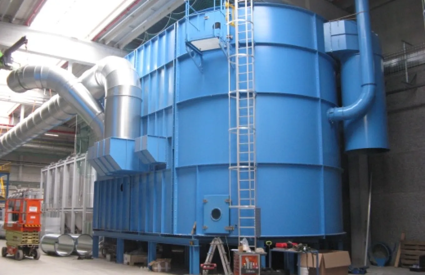 Ontstoffingsfilter met hoge capaciteit
