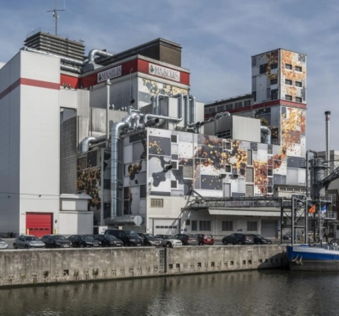 Luchtrecuperatie industriële installatie