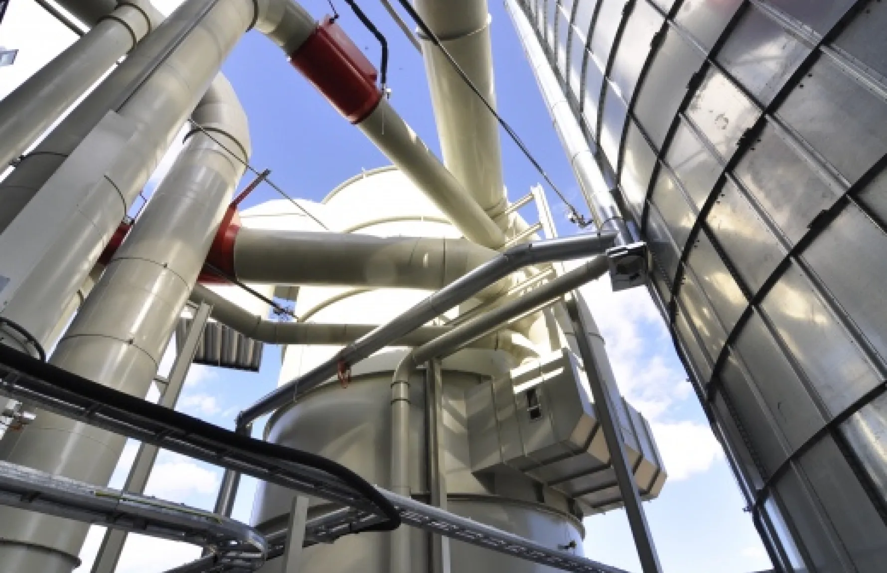 Stofafzuiging isolatiepanelenproductie