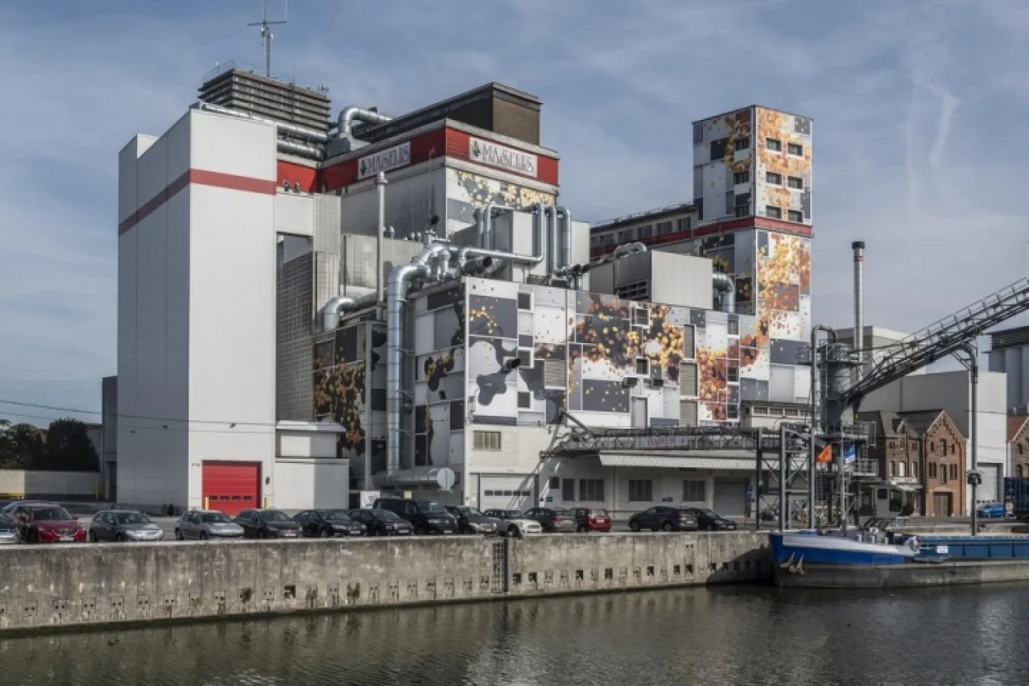 Luchtrecuperatie industriële installatie