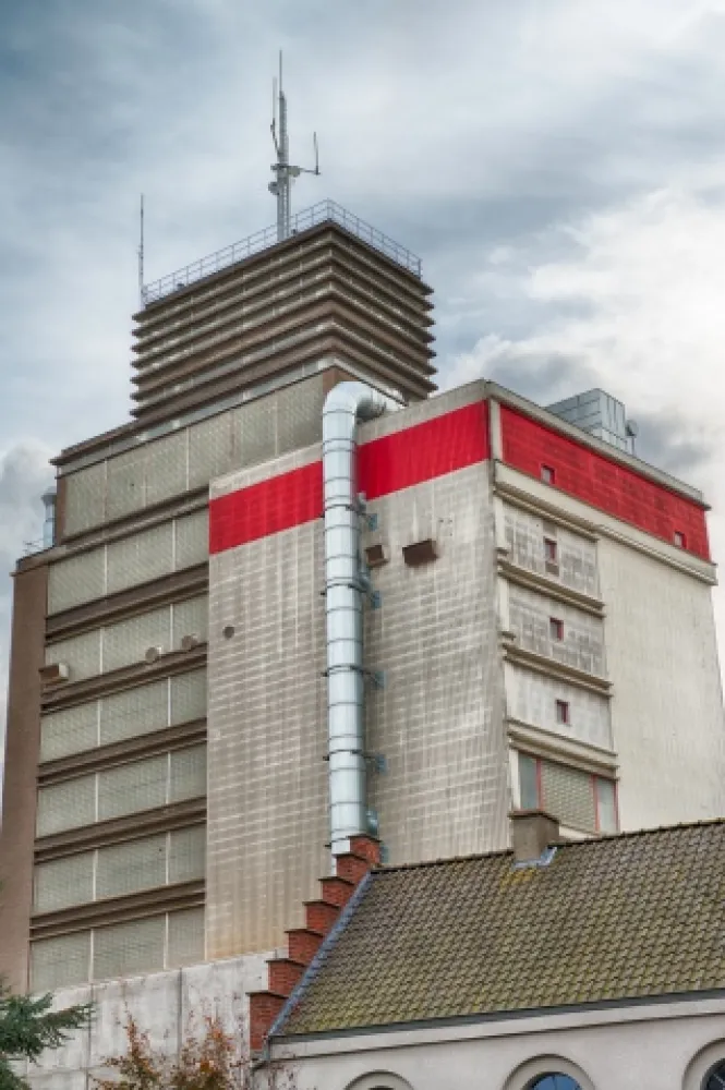 Luchtrecuperatie industriële installatie