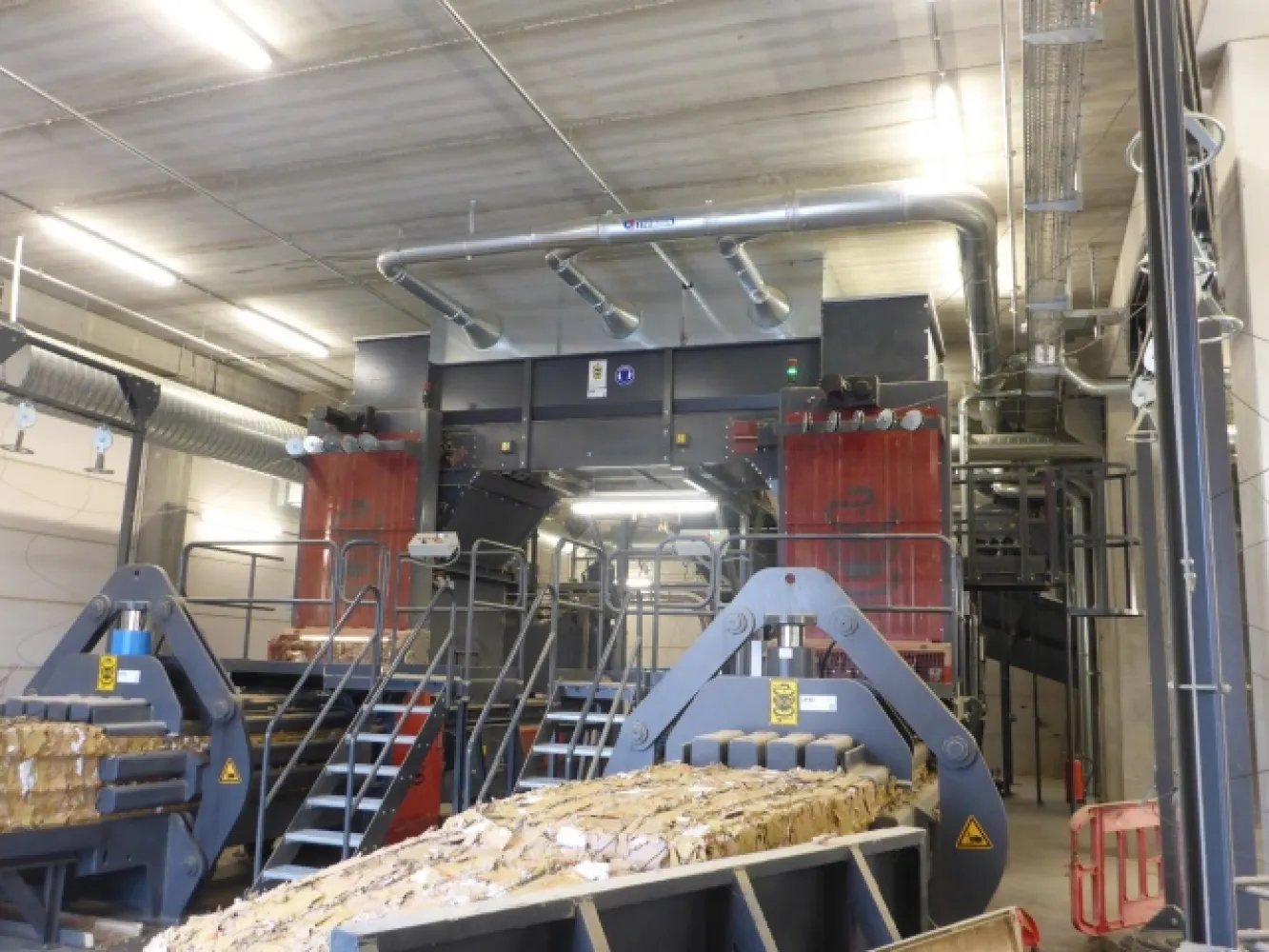 Ontstoffing recycling kartonstof