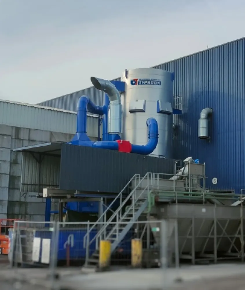 Ontstoffing shredders en hamermolens