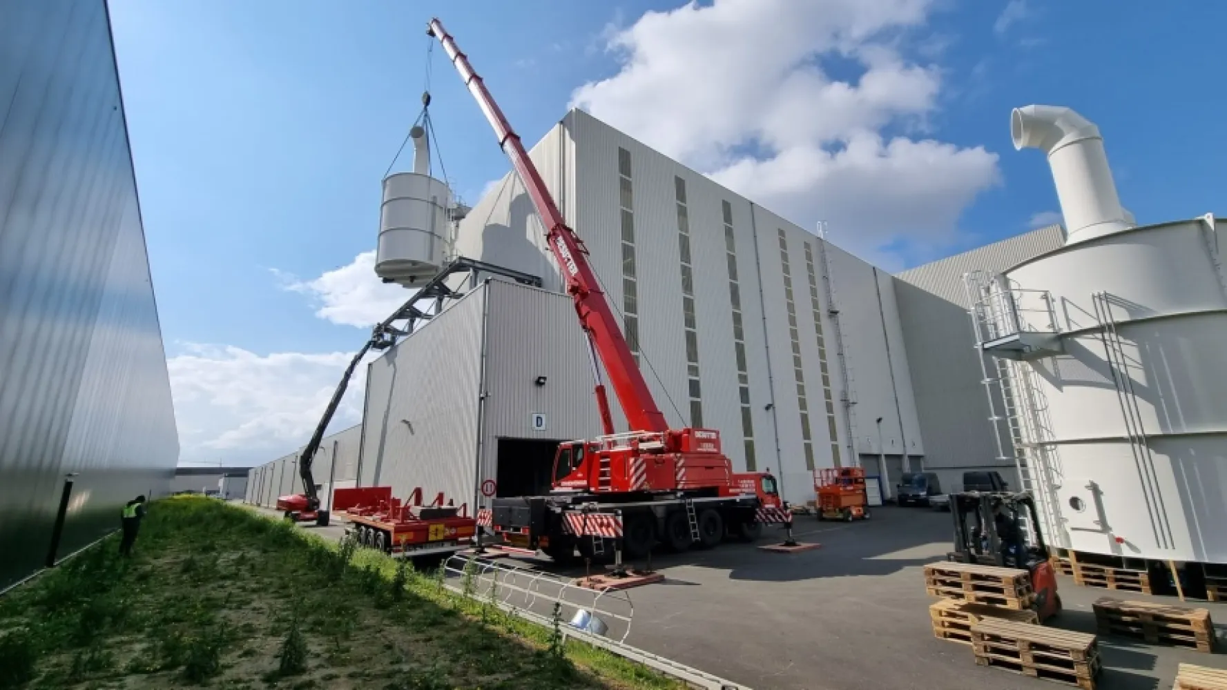 Ontstoffing sorteer- en cleaningprocessen