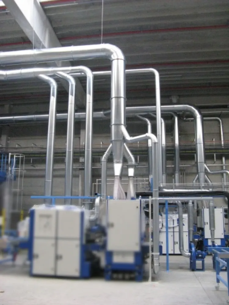 Ontstoffingsfilter met hoge capaciteit